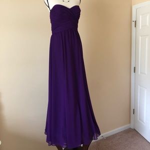 Ralph Lauren Evening Purple Gown Dress size 8
